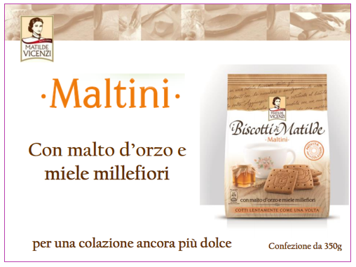 I Maltini di Matilde Vicenzi Biscotti per la colazione