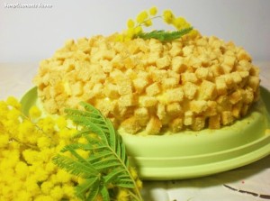 La torta mimosa delle sorelle Telatin, sul blog di Matilde Vicenzi
